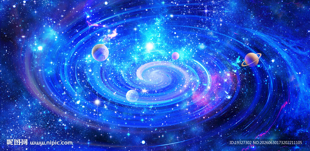 蓝色星空软膜天花灯箱