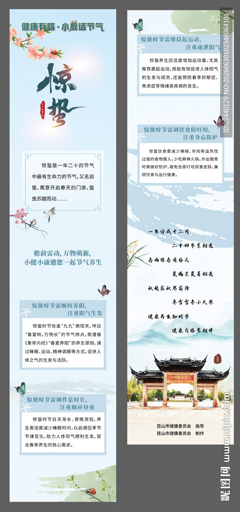 惊蛰节气长图