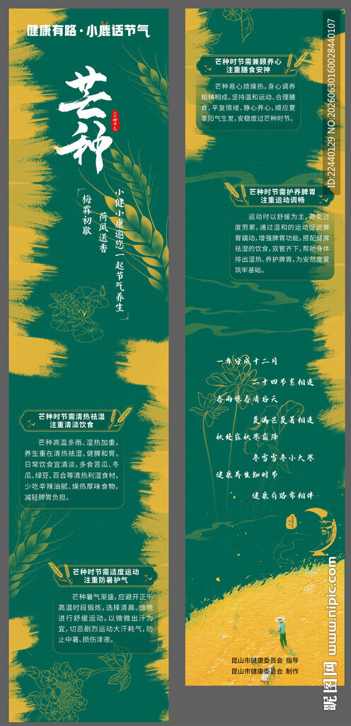 芒种节气长图