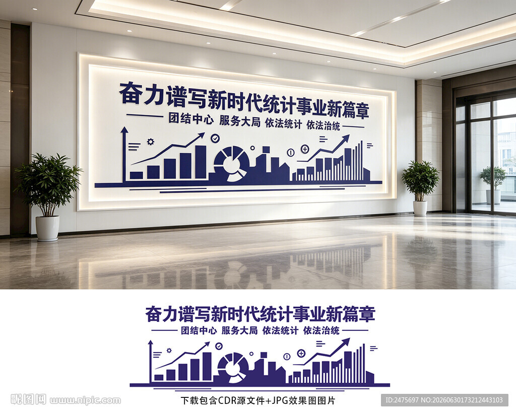 统计文化墙