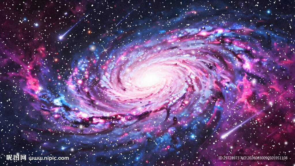 绚丽唯美梦幻星空