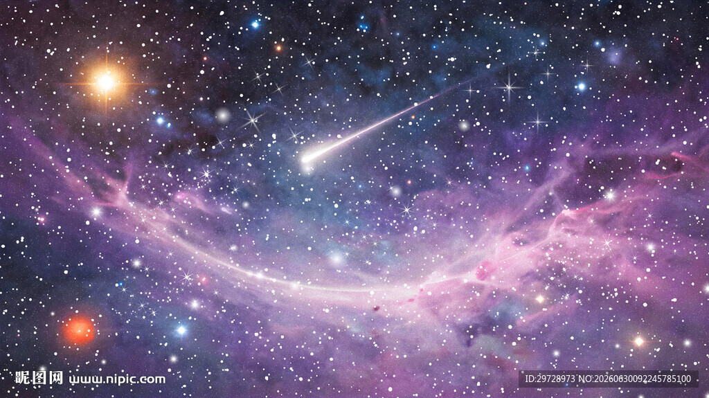 美丽流星星空