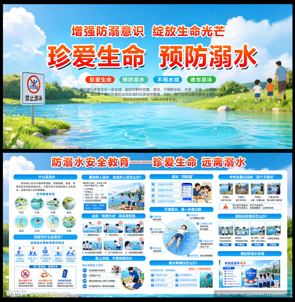 防溺水宣传栏