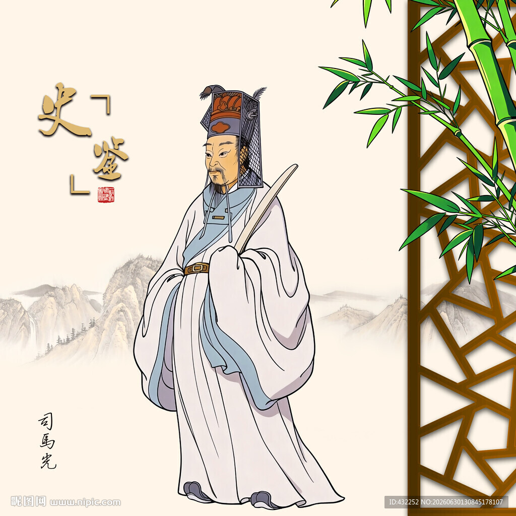 司马光画像司马光