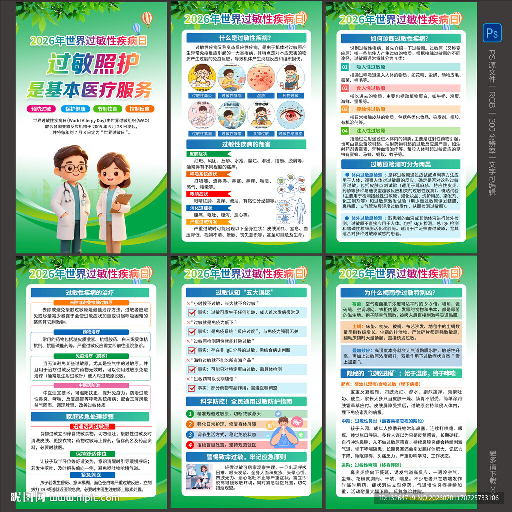 2026年世界过敏性疾病日