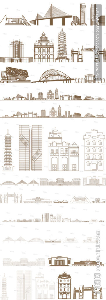 江门城市建筑旅游剪影