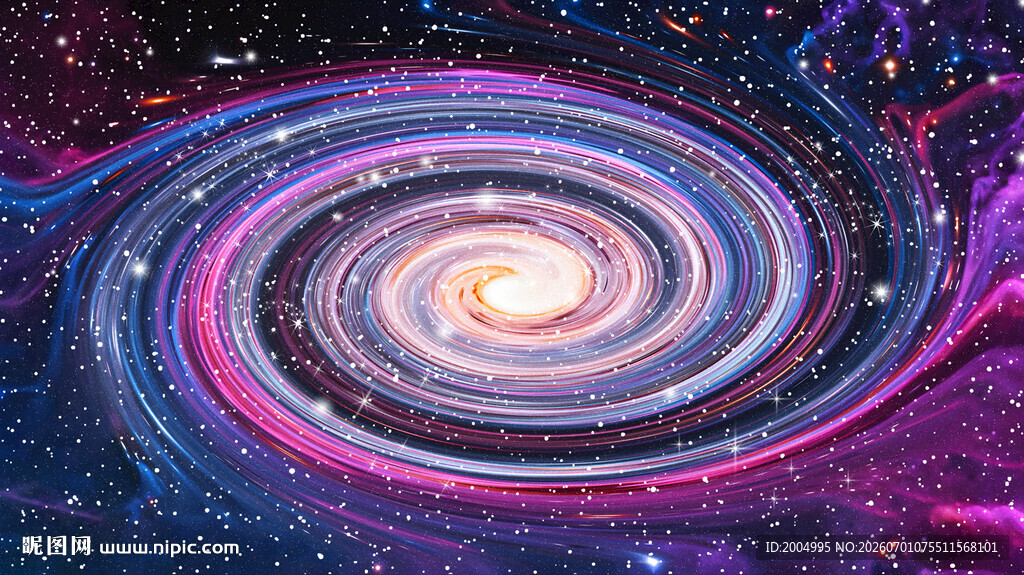 炫彩星空宇宙旋涡