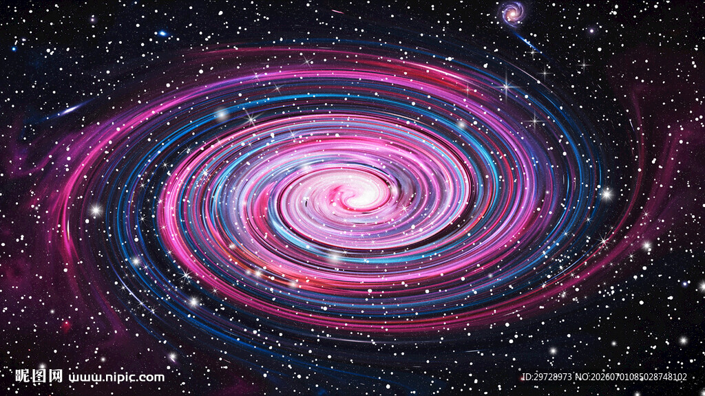 绚丽唯美星空旋涡