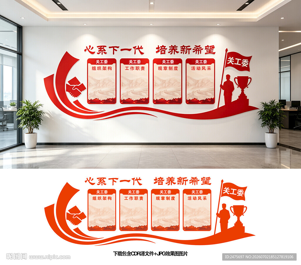 关工委文化墙