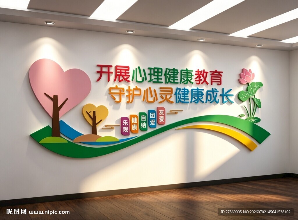 心理咨询室文化墙