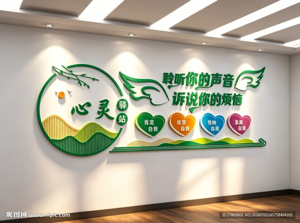 心理咨询文化墙