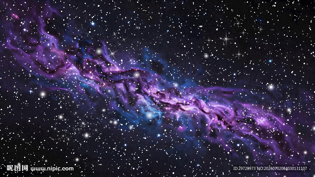 紫色星空背景