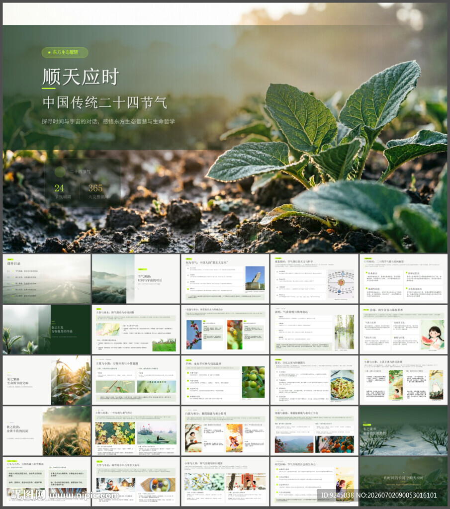 中国传统二十四节气介绍ppt