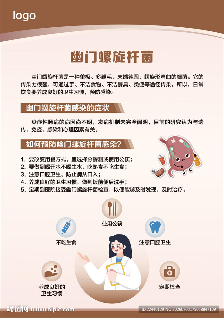 幽门螺旋杆菌科普海报