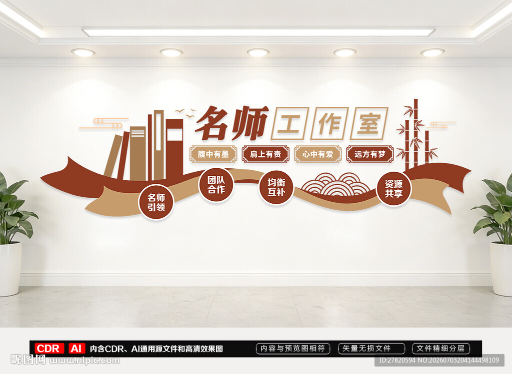 名师工作室文化墙