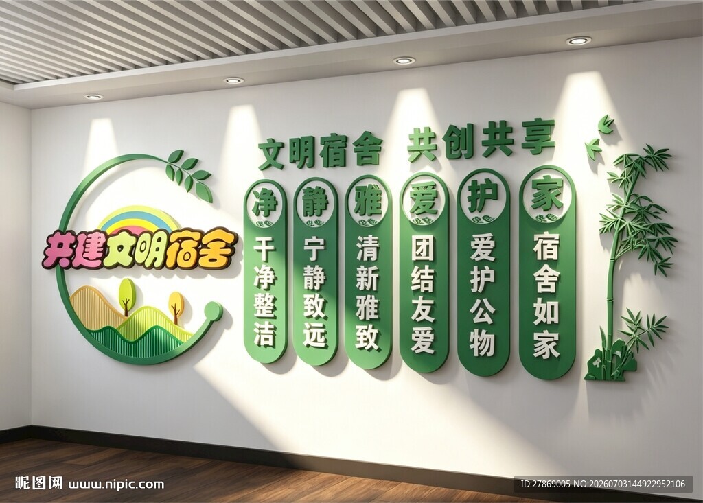 宿舍文化墙