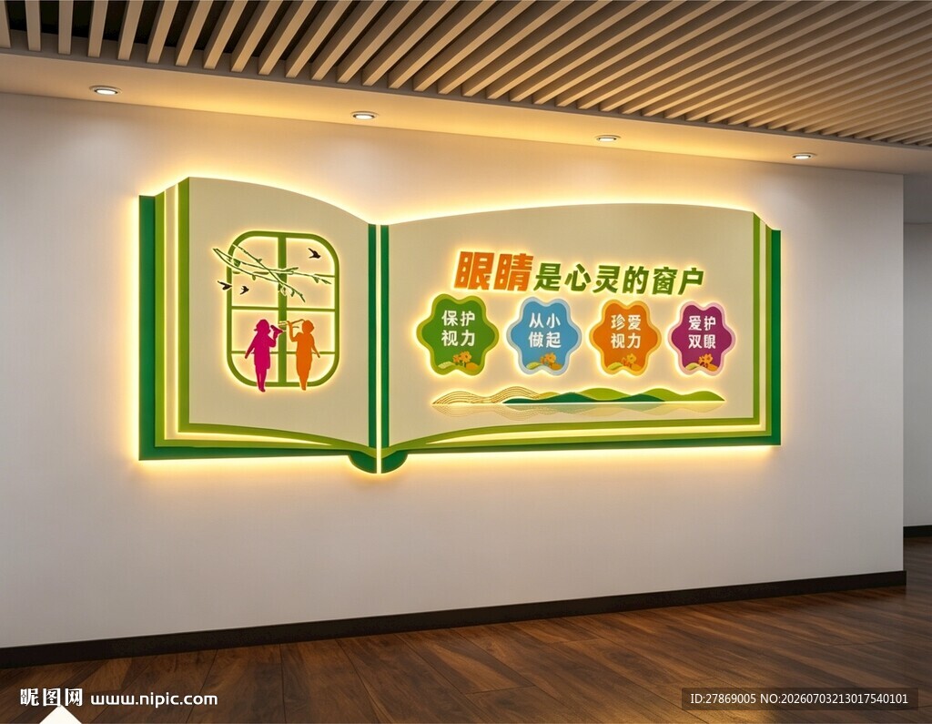 眼科医院文化墙