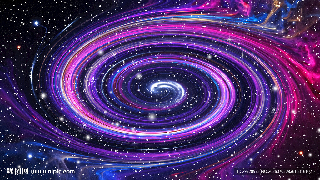 绚丽宇宙旋涡星空