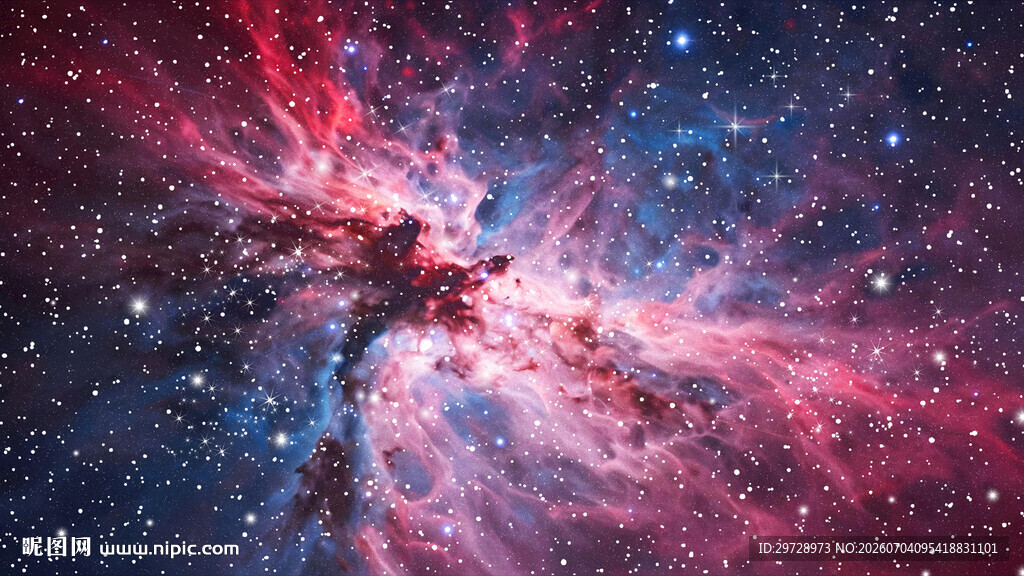 绚丽星云宇宙奇观