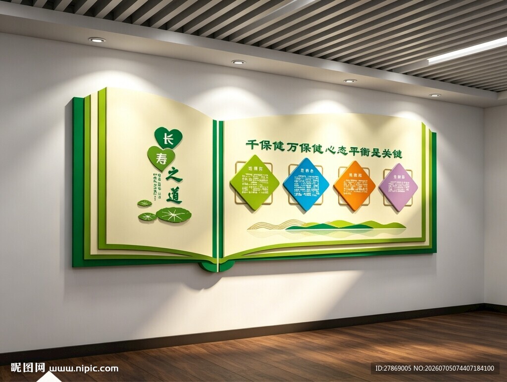 四季养生常知识中医文化墙展板