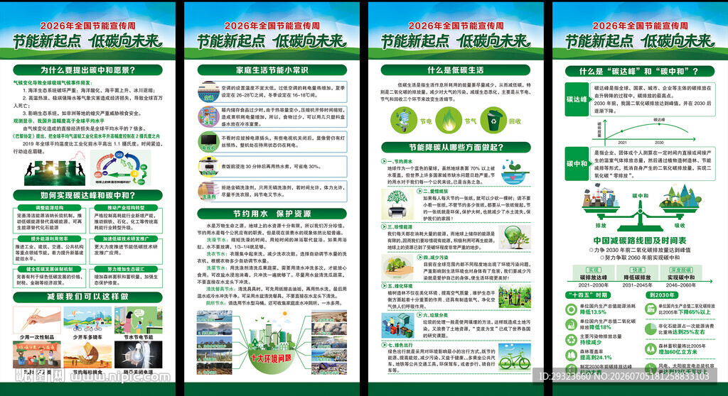 全国节能宣传周展架