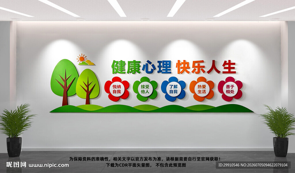 心理健康文化墙