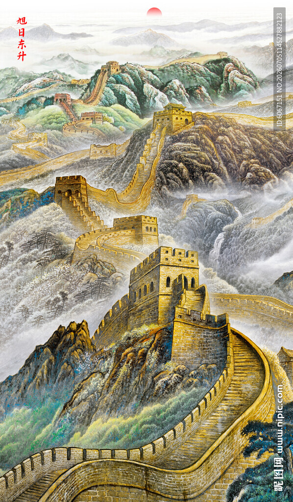长城玄关装饰画