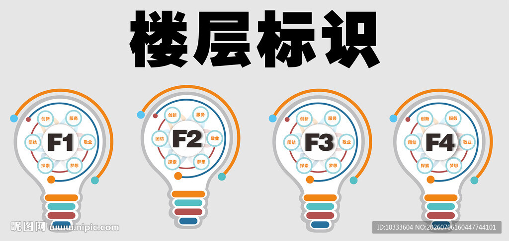楼层标识设计示例
