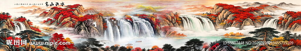 山水风景画