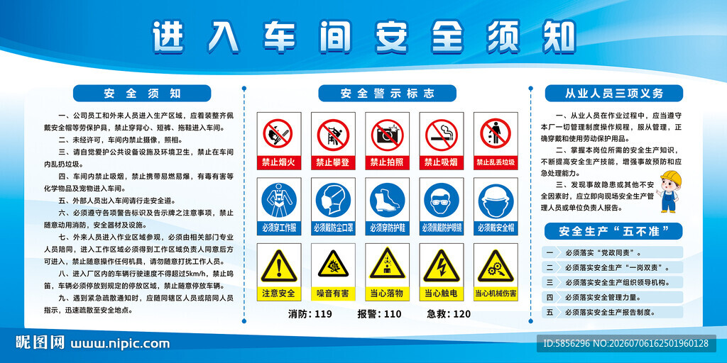 安全生产展板
