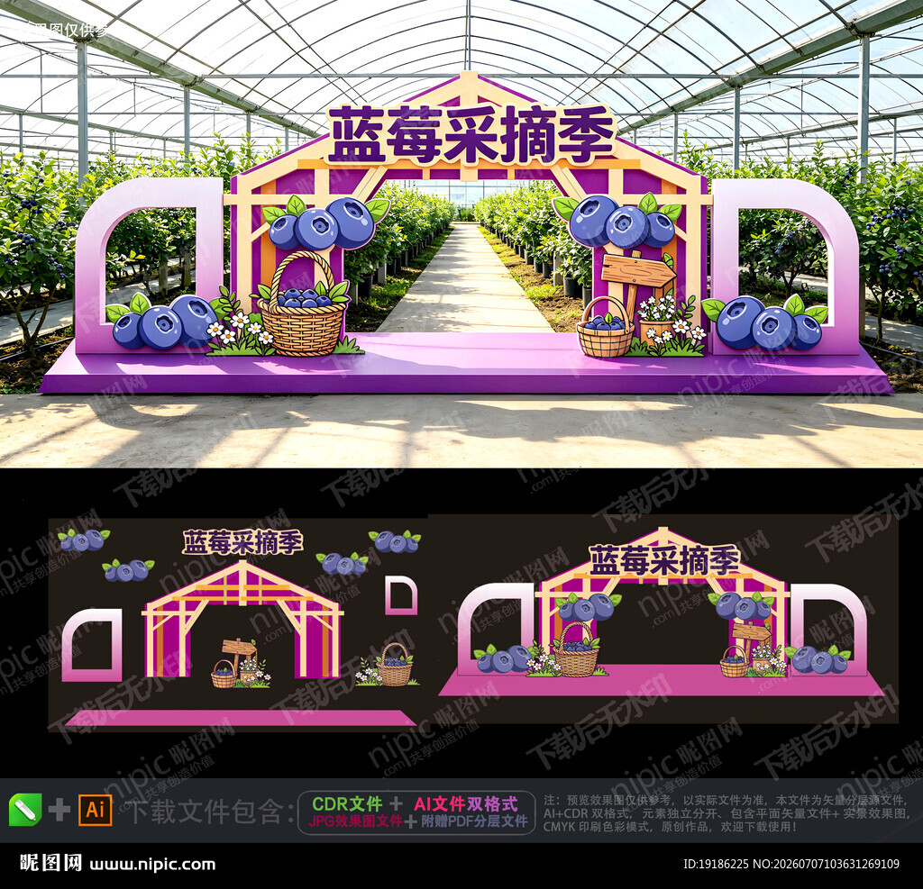 蓝莓采摘园