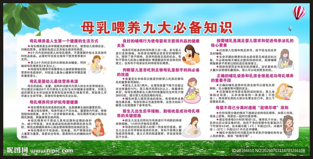 世界母乳喂养周宣传栏