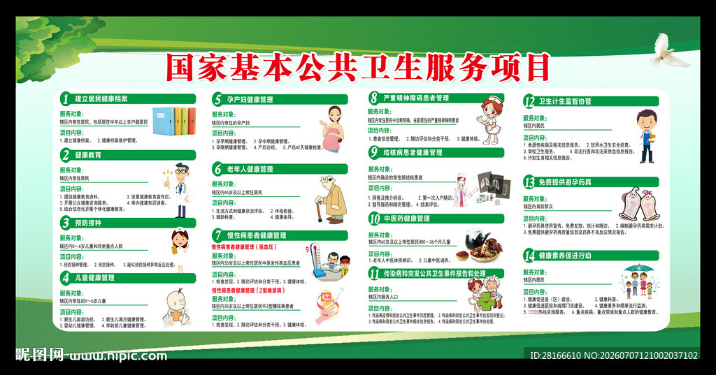 国家基本公共卫生服务项目