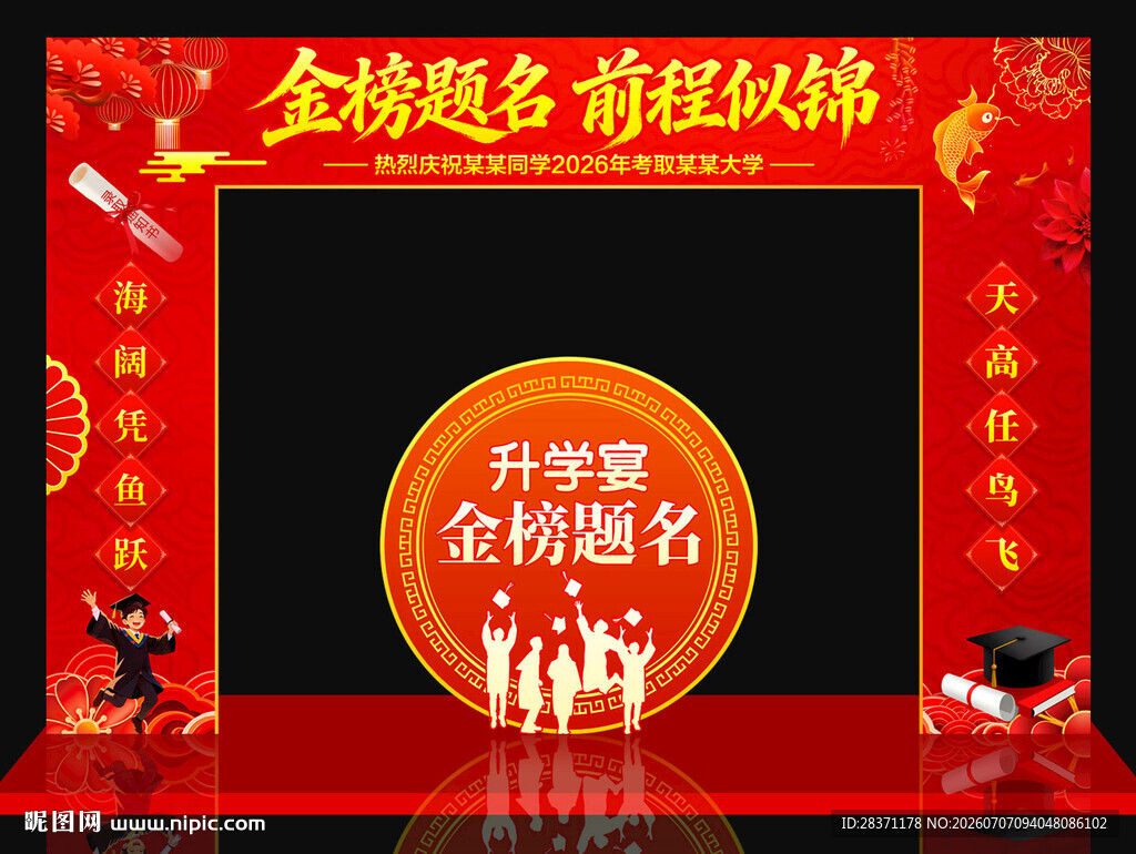升学宴门头