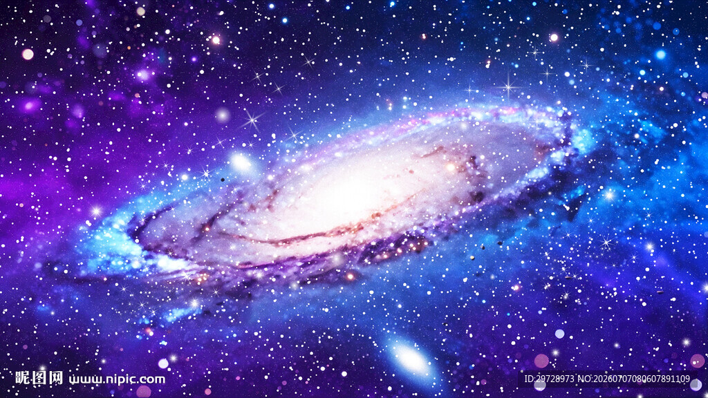 紫色 星空背景 星空 宇宙 星