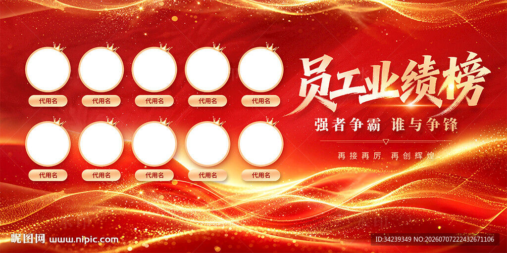 员工业绩榜