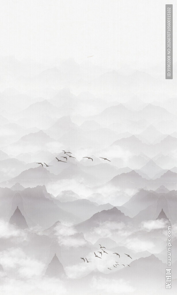 水墨山水意境图