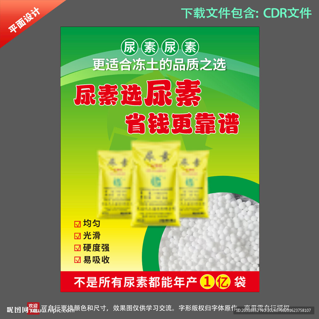 尿素化肥农资宣传海报