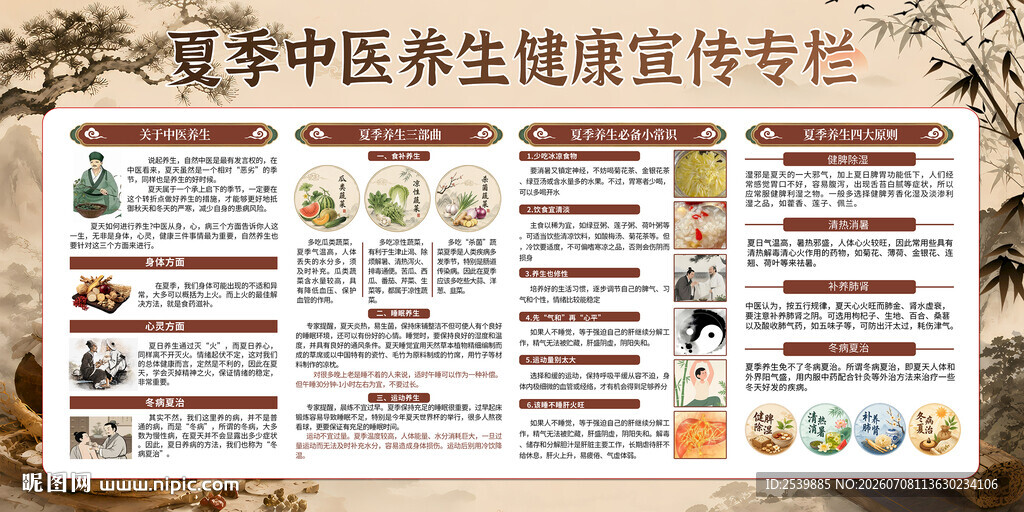 夏季健康教育宣传栏