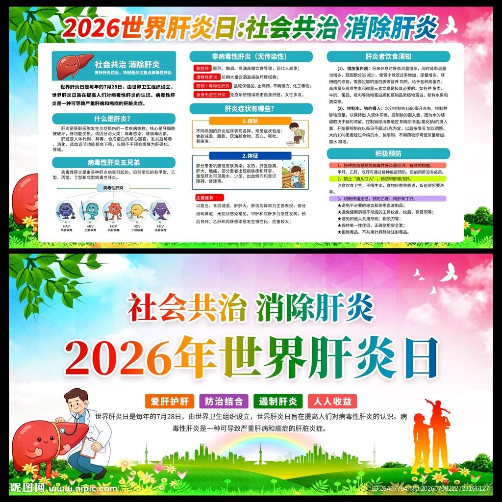 2026肝炎日展板