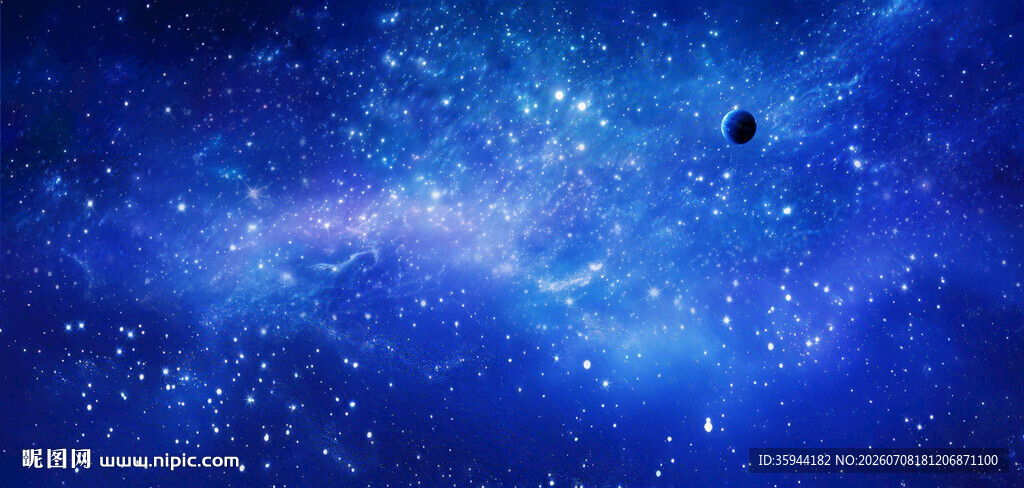 唯美星空背景