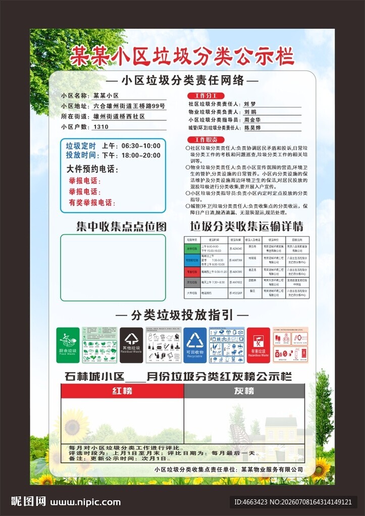 垃圾分类责任网络