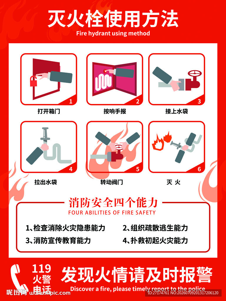 灭火栓使用方法灭火器使用方法