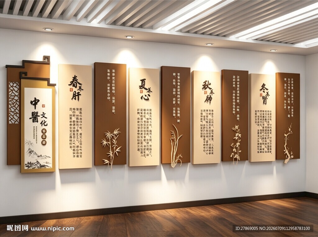 中医院文化墙展板