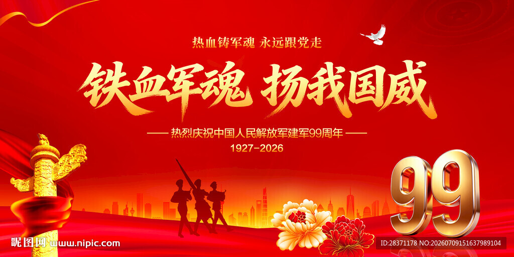 八一建军节背景