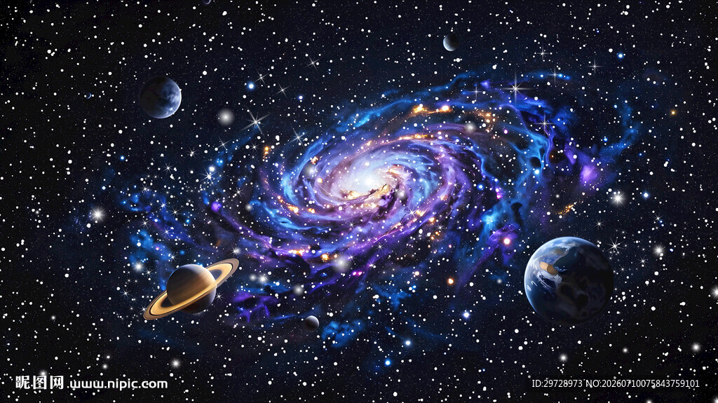 星空宇宙星空星系旋涡