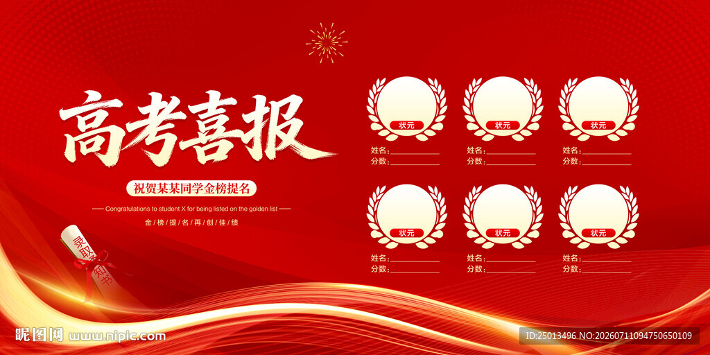 高考喜报