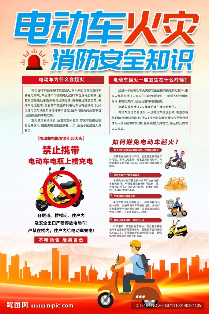 电动车防火知识