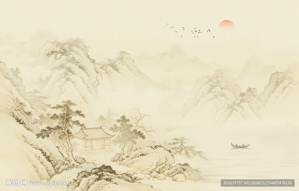 水墨画