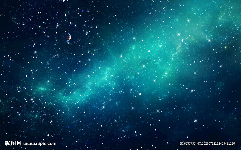 星空极光背景